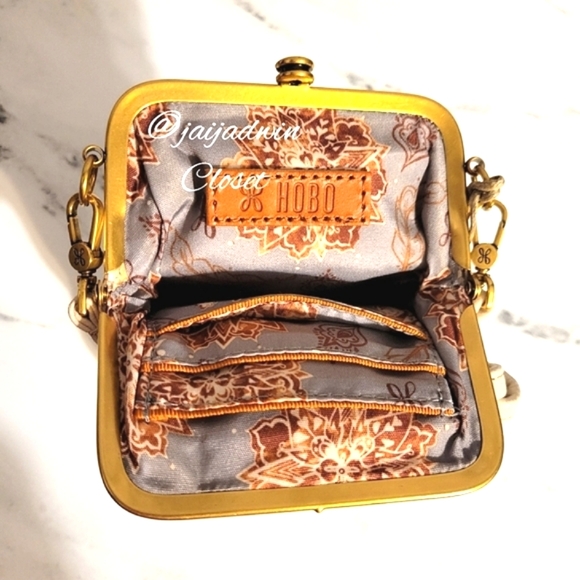 NWT HOBO 'Melody' Pebble Convertible Leather Phone Purse with Wanderlust… - Picture 4 of 7